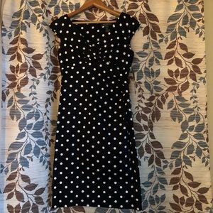 NWT Ralph Lauren 4P Cocktail Dress in polka dot!